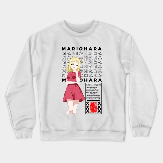 Mari Ohara - Love Live Crewneck Sweatshirt by Araki Shop